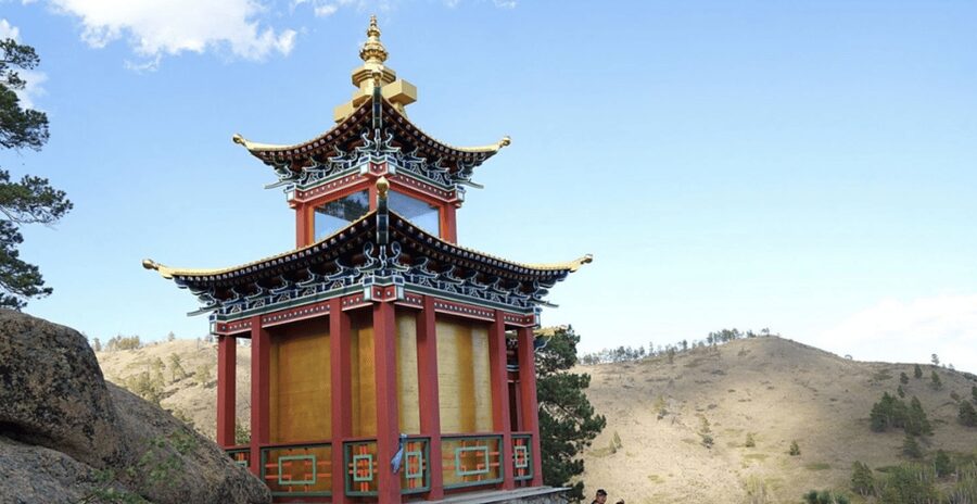 AGLAG BUTEEL MONASTERY: One Day Private Tour - Leaving Gandantegchinlen Monastery for the open road