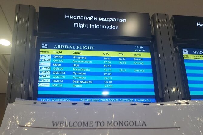 BEST 5<em> Chinggis Khaan Airport UBN to Ulaanbaatar Transfer Taxi – Key details before you book’ /></p>
<ul>
<li><strong>Personalized airport pickup:</strong> Your driver waits near the arrivals area with a sign showing the name used for the booking.</li>
<li><strong>Private group service:</strong> Only your own party participates, rather than sharing the vehicle with unknown passengers.</li>
<li><strong>Flight-delay flexibility:</strong> Drivers have waited through long delays, including arrivals several hours late, when the operator received updated information.</li>
<li><strong>Traffic affects the timing:</strong> The ride can be quick in the early morning but much slower toward central Ulaanbaatar during the day.</li>
<li><strong>Google Maps is important:</strong> Send a location pin for guesthouses and homestays because ordinary written addresses may not be enough.</li>
<li><strong>Strong overall record:</strong> The service has a 4.8 rating from 117 reviews, with 97 percent recommending it.</li>
</ul>
<h2 id="from-chinggis-khaan-airport-to-your-hotel">From Chinggis Khaan Airport to your hotel</h2>
<p> Chinggis Khaan Airport UBN to Ulaanbaatar Transfer Taxi – From Chinggis Khaan Airport to your hotel’ /></p>
<p><p>This is a straightforward point-to-point service. After you clear immigration, collect your luggage, and enter the arrivals area, look for a driver holding a sign with your name. The sign is meant to be easy to read, and several successful pickups specifically praised how quickly the driver could be spotted.</p>
</p>
<p><p>That matters at an airport where you may arrive tired, short on local currency, and unsure where to go next. Instead of negotiating with a taxi driver or trying to explain an unfamiliar hotel address, you have someone assigned to meet you.</p>
</p>
<p><p>The service operates around the clock, Monday through Sunday, from midnight to midnight. That makes it useful for the early morning arrivals and late-night landings that are common on international routes to Mongolia. Drivers have met passengers at 2 a.m., and one driver contacted a passenger immediately after landing, even after the flight arrived two hours late.</p>
</p>
<p><p>The basic sequence is simple:</p>
</p>
<ul>
<li>Meet the driver near arrivals.</li>
<li>Confirm your name and booking.</li>
<li>Load your bags into the vehicle.</li>
<li>Ride directly to your hotel or accommodation.</li>
<li>Contact the office through the available support channels if a problem comes up.</li>
</ul>
<p><p>There are no guaranteed sightseeing stops on this transfer. You may enjoy views of the Mongolian steppe during the drive, but this is transport, not a city tour. If you want temples, museums, or a guided introduction to Ulaanbaatar, book those separately.</p>
</p>
<div class="twil" style="margin: 20px 0; padding: 15px 0;"><p>More trips to the Genghis Khan statue from Ulaanbaatar:</p><ul style="margin: 10px 0; padding-left: 0; list-style: none;"><li style="margin: 0 0 12px 0; padding: 0 0 12px 0; border-bottom: 1px solid #eee; line-height: 1.4;"><a href="https://mongoliatourreviews.com/from-ulaanbaatar-genghis-khan-statue-nationalpark-camelride/">From Ulaanbaatar: Genghis Khan Statue NationalPark CamelRide</a><br><span style="font-size: 0.82em; color: #555;"><span style="color: #FF9500;">★</span> 4.8 &nbsp;&middot;&nbsp; 353 reviews</span></li><li style="margin: 0 0 12px 0; padding: 0 0 12px 0; border-bottom: 1px solid #eee; line-height: 1.4;"><a href="https://mongoliatourreviews.com/genghis-khan-statue-day-tournational-parkcamel-rideeagle/">Genghis Khan Statue Day Tour+National Park+Camel Ride+Eagle</a><br><span style="font-size: 0.82em; color: #555;"><span style="color: #FF9500;">★</span> 4.5 &nbsp;&middot;&nbsp; 261 reviews</span></li><li style="margin: 0; padding: 0; border-bottom: none; line-height: 1.4;"><a href="https://mongoliatourreviews.com/ulaanbaatar-chinggis-khaan-statue-and-turtle-rock-day-tour/">Ulaanbaatar: Chinggis Khaan Statue and Turtle Rock Day Tour</a><br><span style="font-size: 0.82em; color: #555;"><span style="color: #FF9500;">★</span> 4.7 &nbsp;&middot;&nbsp; 132 reviews</span></li></ul></div><h2 id="why-the-named-driver-system-helps">Why the named-driver system helps</h2>
<p><img width="669" height="446" decoding="async" src=