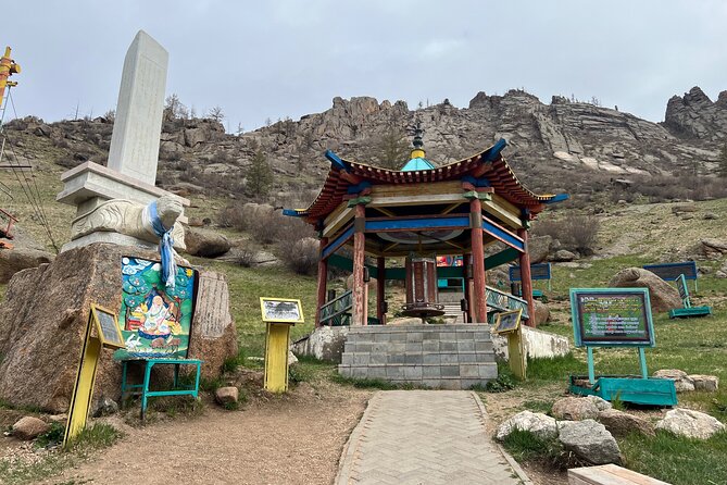 Private Jeep Tour to Chinggis Khaan Statue & Terelj N.P - The climb to Ariyabal Buddhist Meditation Center